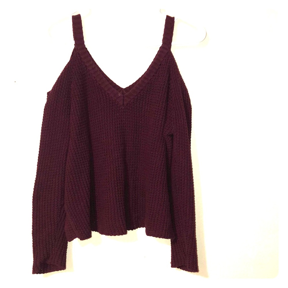 Maroon sweater from pacsun